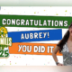 Congratulations to Our Graduate